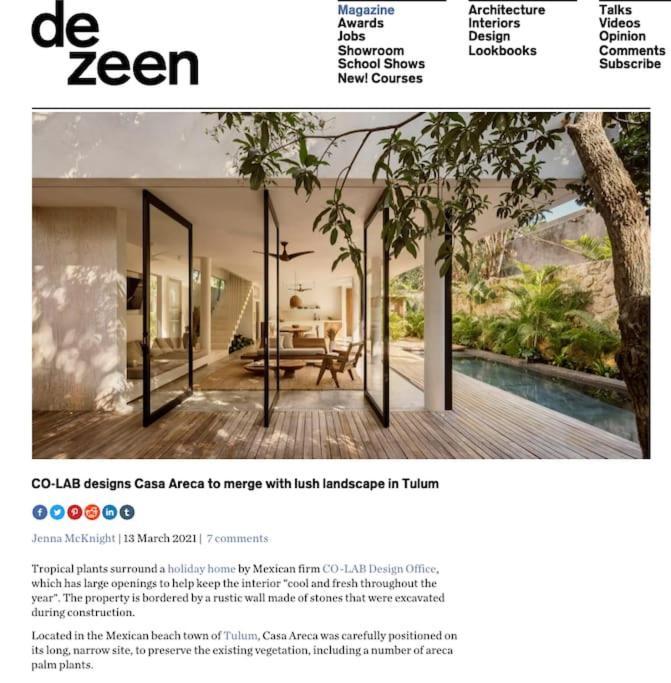 Casa Areca, Awarded Architectural Villa Located In A Secured Gated Community, With Concierge Services Tulum Zewnętrze zdjęcie